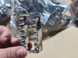 Doublé inox gaufrette 25 pièces