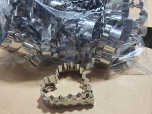 Doublé inox cœur 25 pièces