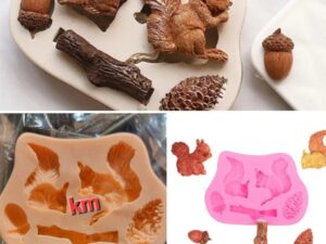 133 مول سيليكون السنجاب 3D