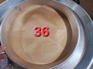 101841 ورق الطهي دائري 36