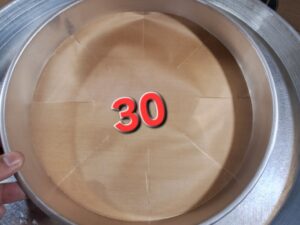 101840 ورق الطهي دائري 30