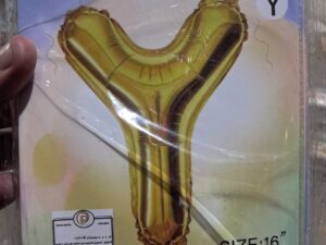 102181 بالونات الحروف 10 قطع Y