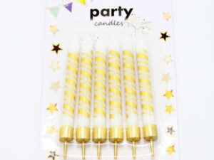 102283 شموع صفراء 6 قطع CH-221