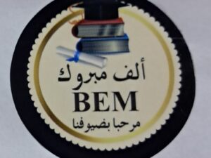 102510  ملصقات ورقية 60 قطعة الف مبروك BEM
