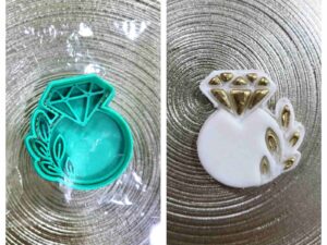 102501 طابع 3D خاتم رقم 1