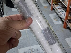 103029 شموع everlight لون فضي