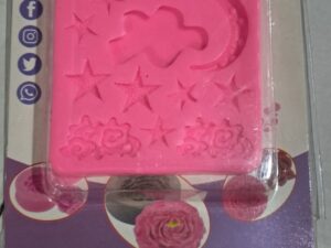 192 مول سيليكون 3d شكل هلال غيمة ونجوم