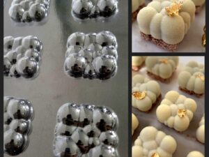 103295 شفاف شكولاطة 3 قطع شكل بابلي مربع