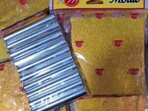 103195 ورق تغليف لون ذهبي + سيغار