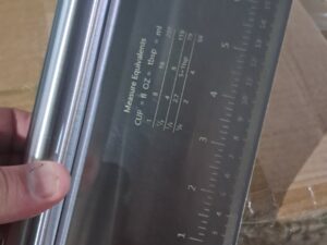 103883 كوبات القياس لون رماي شكل مستطيل