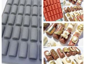 104029 مول سيليكون مستطيل مدور