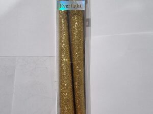 104005 شموع luxe pailleté لون ذهبي