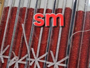 103899 شموع ساموراي لون أحمر SM