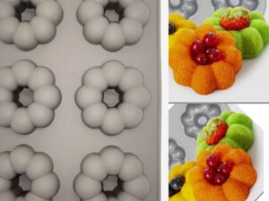 104028 مول سيليكون دونات وردة