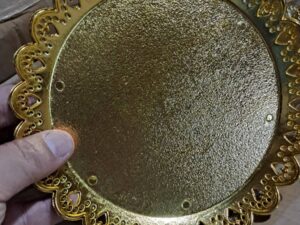 103939 صحن ذهبي مدور