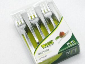 103992 شوكات بلاستيكية فضية 48 قطعة MG 21