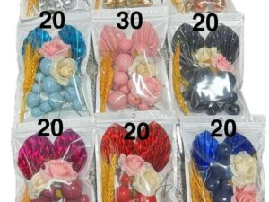 104096 بالونات لاير كايك موتيف ريشة