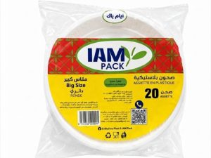 104450 صحن بلاستيك خيمة كبير 20 قطعة